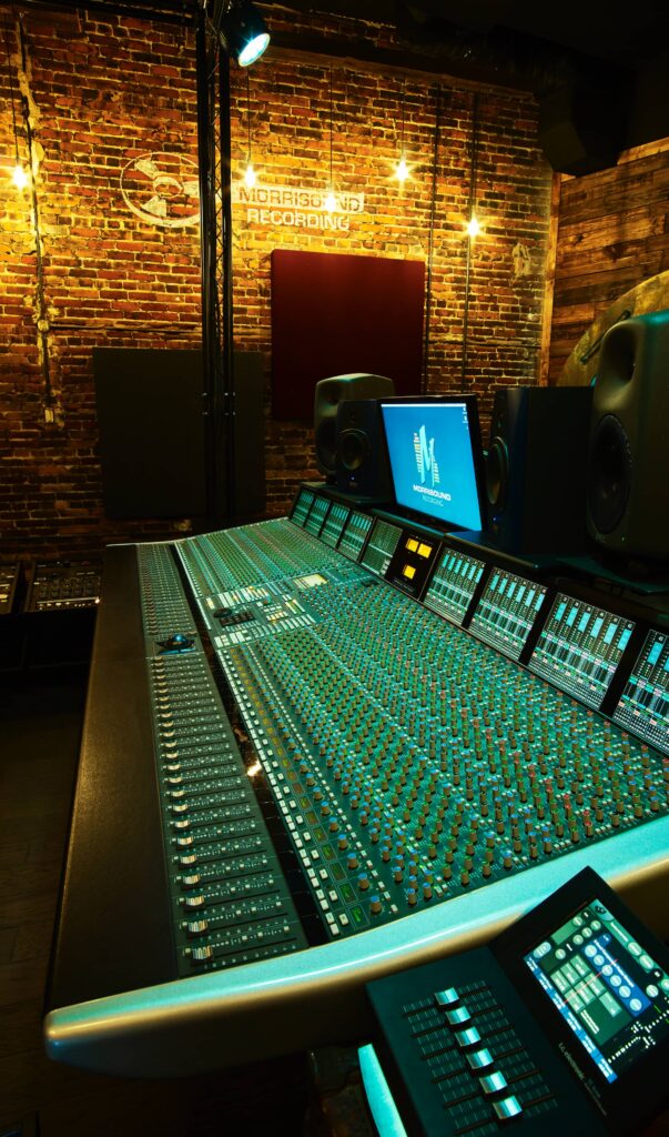 The Solid State Logic Duality at Morrisound Recording; a 48 channel fully analog console.