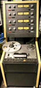Photo of an Otari MX 5050 8 Track tape machine