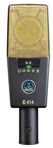 Photo of an AKG C 414 XL II condenser microphone