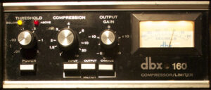 Photo of a DBX 160 compressor