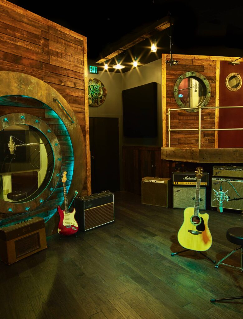 Photo of the live recording space at Morrisound Recording